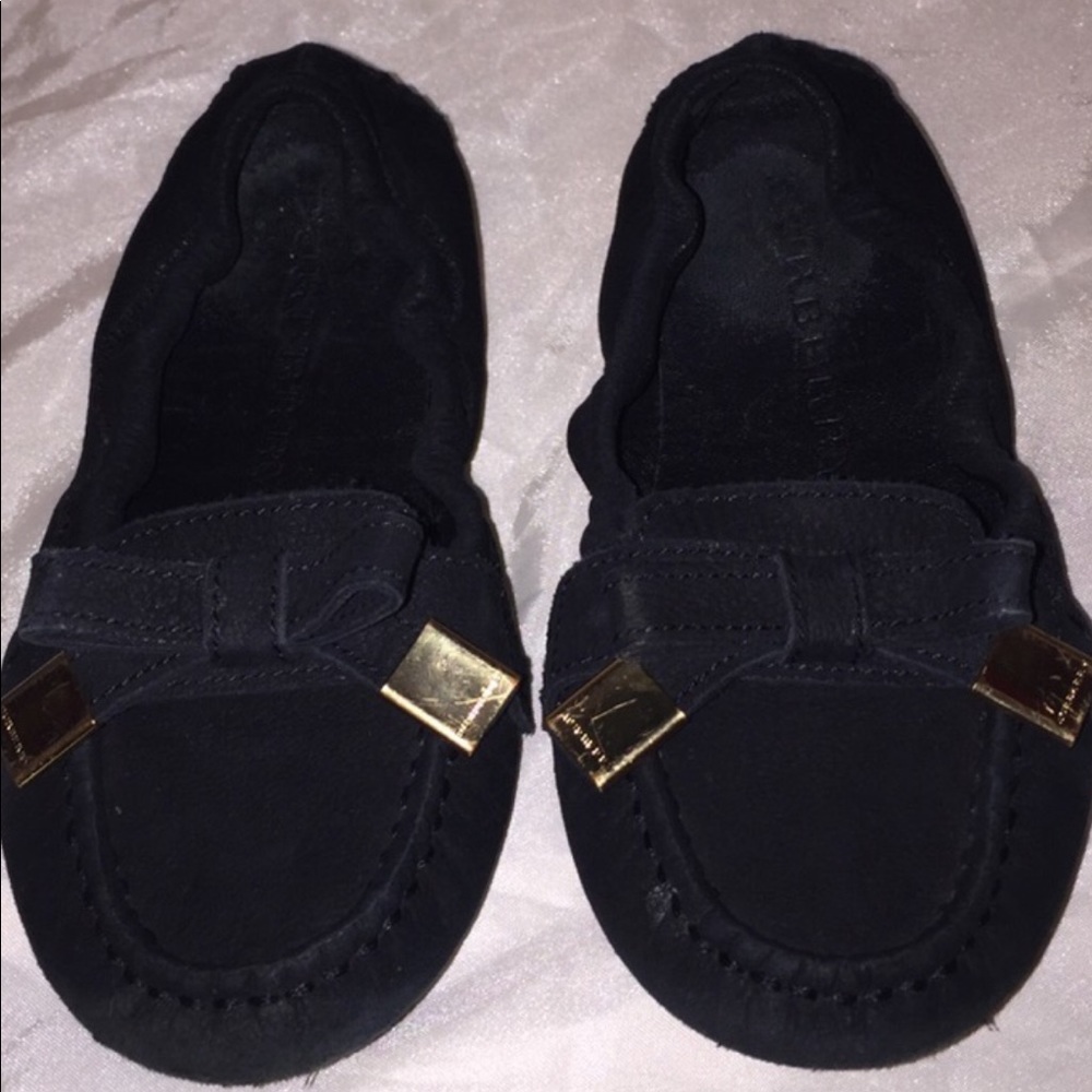 Toddler girl burberry flats size 27